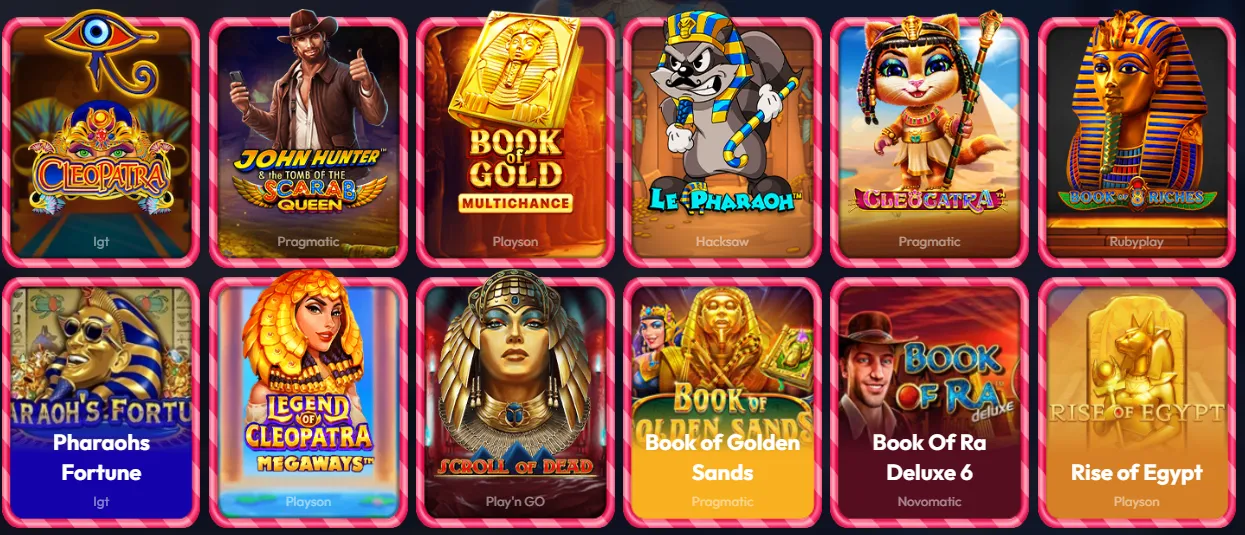 gambiva casino ancient egypt