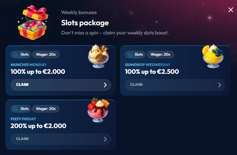 gambiva casino weekly